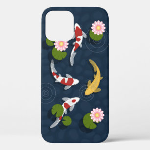 Japanese Koi Fish Pond iPhone 12 Pro Case