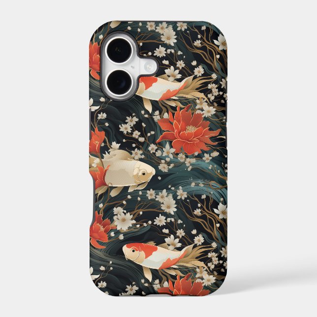 Japanese Koi Fish Seamless Pattern (Back)
