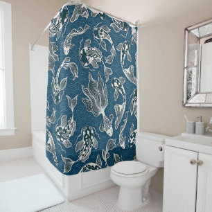 Japanese Koi Fish Shower Curtain