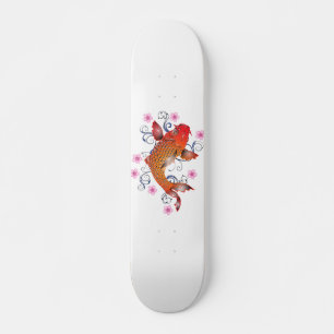 Japanese Koi Fish Skateboard