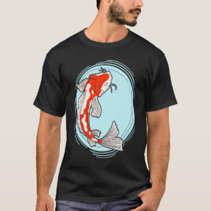 Japanese Koi Fish Swimming T-Shirt