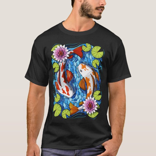 Japanese Koi Fish T-Shirt (Front)