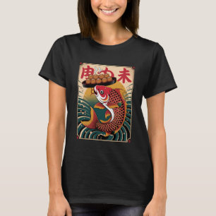 Japanese Koi Fish Takoyaki Retro T-Shirt