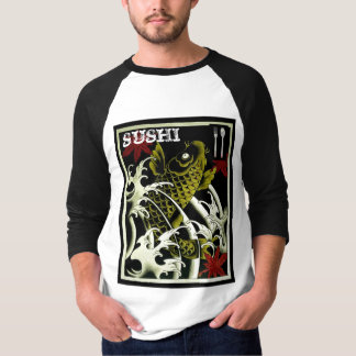 Japanese Koi Fish Tattoo Flash SUSHI T-Shirt