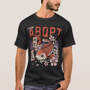 Japanese Koi Fish Team ABQPT Retro T-Shirt