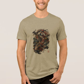 Japanese Koi Fish | Traditional Japanese Tattoo Tri-Blend Shirt