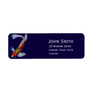 Japanese Koi original art fish