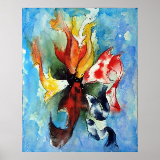 Japanese Koi Print