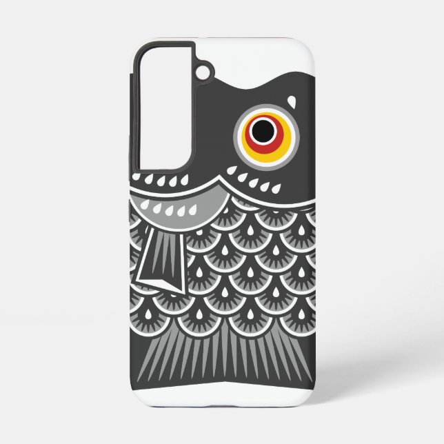 Japanese Koinobori Fish Streamer Samsung Galaxy S22 Case (Back)