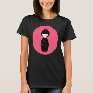 Japanese kokeshi dress doll T-Shirt