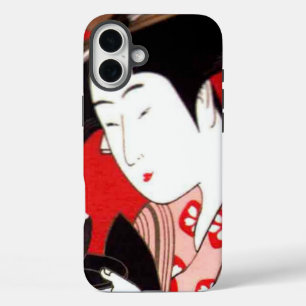 Japanese Lady Tea Serving Ceremony   Zen Art Print iPhone 16 Plus Case