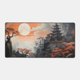 Japanese Landscape Art Desk Mat