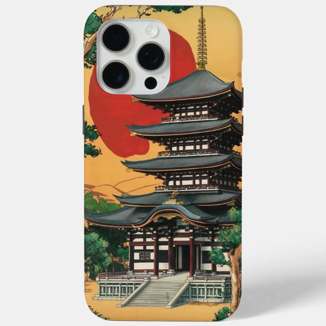 Japanese Landscape Case-Mate iPhone Case (Back)