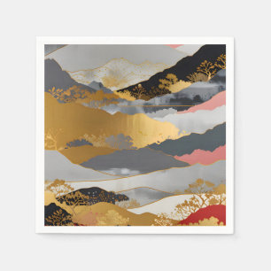 Japanese Landscape Napkin