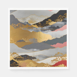 Japanese Landscape Napkin