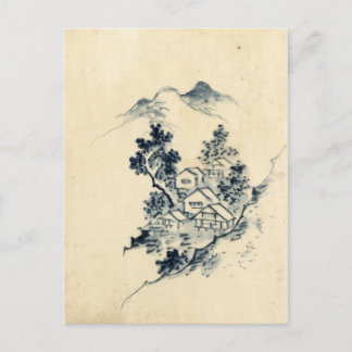 japanese landscape postcard
