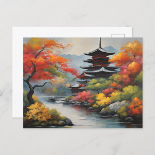Japanese Landscape Postcard