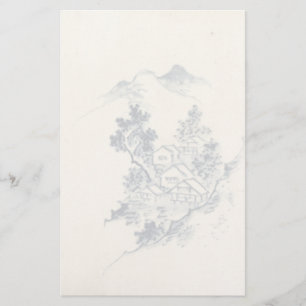 japanese landscape stationery