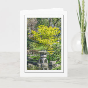 Japanese lantern greeting card