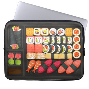 Japanese laptop case, SHUSHI computer sleeve