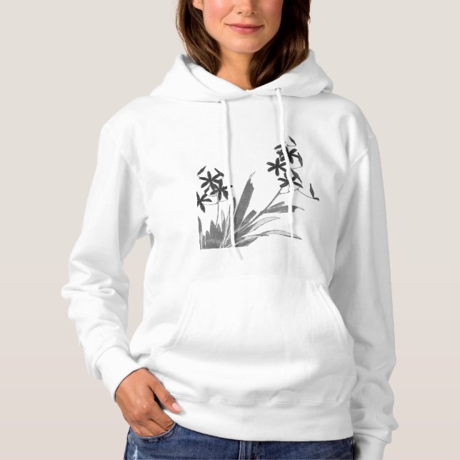 Japanese Lilies Hoodie (Front)
