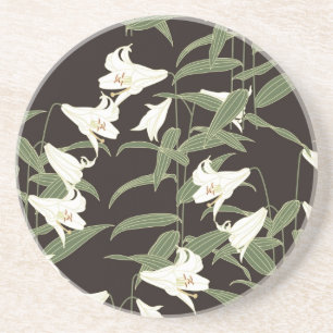 Japanese Lily Coaster