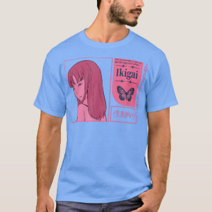 Japanese LoFi Girl Anime Character Japan Aestheti T-Shirt