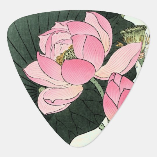 JAPANESE LOTUS FLOWER Guitar Pick