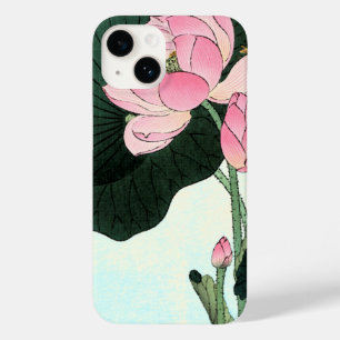 Japanese Lotus Flower  Vintage Fine Art Phone Case