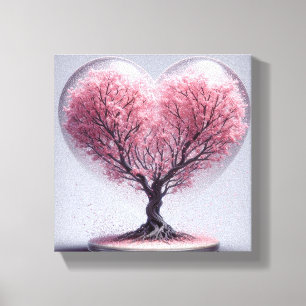 Japanese Love Cherry Blossom Canvas Print