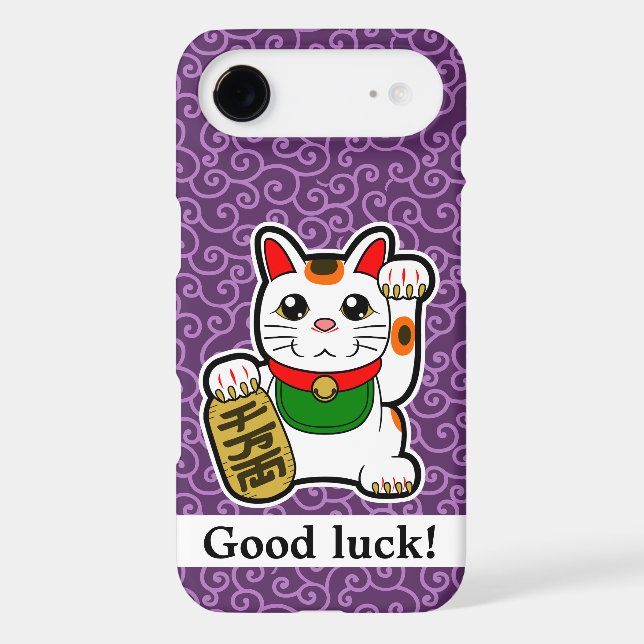Japanese Lucky Cat Case-Mate iPhone Case (Back)