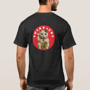 Japanese Lucky Cat Charm T-Shirt