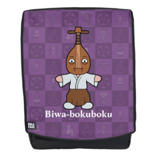 Japanese Lute Man Biwa-bokuboku: Cartoon Yokai Backpack