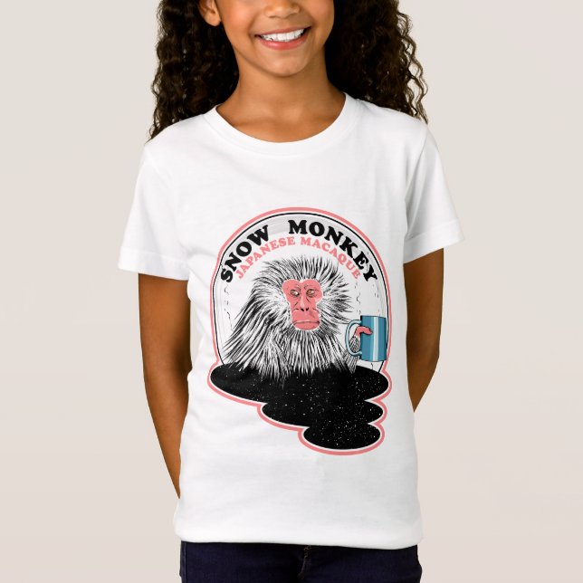 Japanese macaque Snow Monkey T-Shirt (Front)