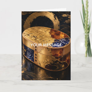Japanese Magewappa Kintsugi Art Personalized Card