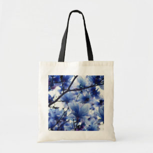 Japanese Magnolia Blue Floral Bag