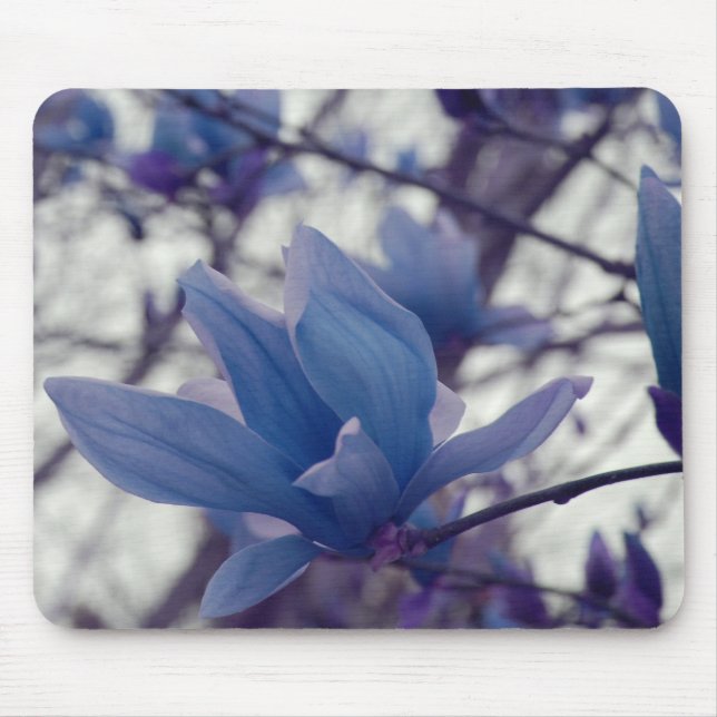 Japanese Magnolia Floral Mousepad (Front)