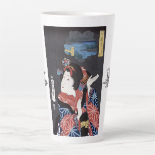 Japanese maiden latte mug