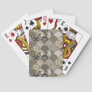 Japanese Maneki Neko Cat Playing Cards