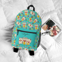 Japanese Maneki Neko Waving Lucky Cat Personalised