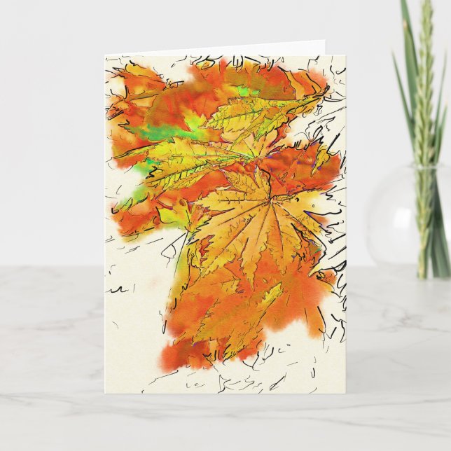 Japanese Maple Card (Front)