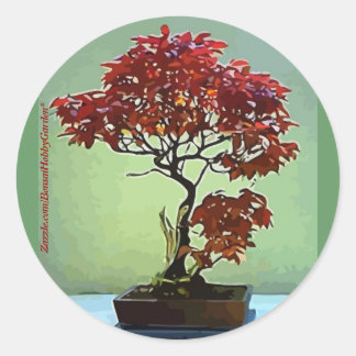 Japanese Maple Classic Round Sticker
