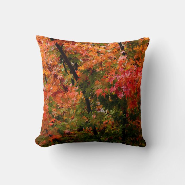 Japanese Maple in Fall Cushion (Front)