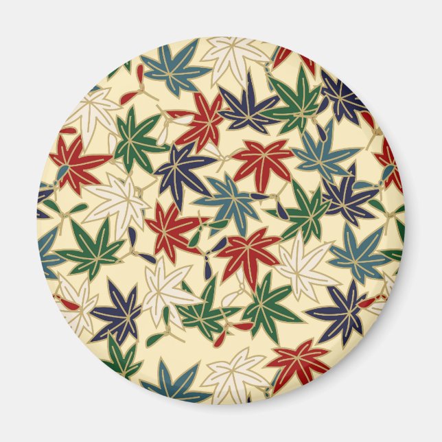 Japanese Maple Leaf Magnet (Front)
