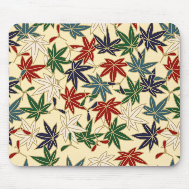 Japanese Maple Leaf Mouse Mat (Front)