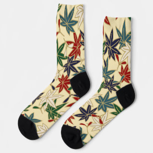 Japanese Maple Leaf Socks