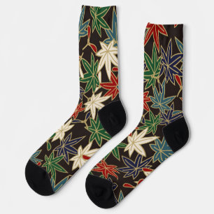 Japanese Maple Leaf Socks