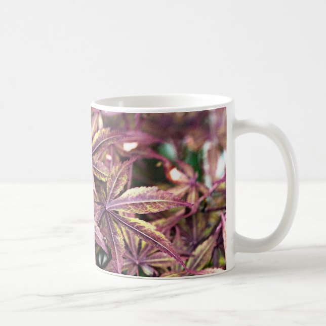 Japanese Maple Leaves Coffee Mug (Right)