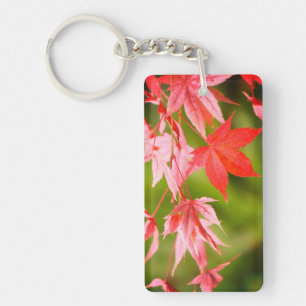 Japanese Maple Leaves Key Ring
