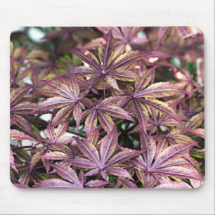 Japanese Maple Leaves Mouse Mat